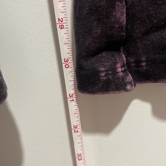 Extra high waist, mineral wash flares. - Picture 6 of 6